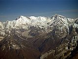 Kathmandu Mountain Flight 07-6 Cho Oyu To Gyanchung Kang With Gokyo Valley And Ngozumpa Glacier 1997